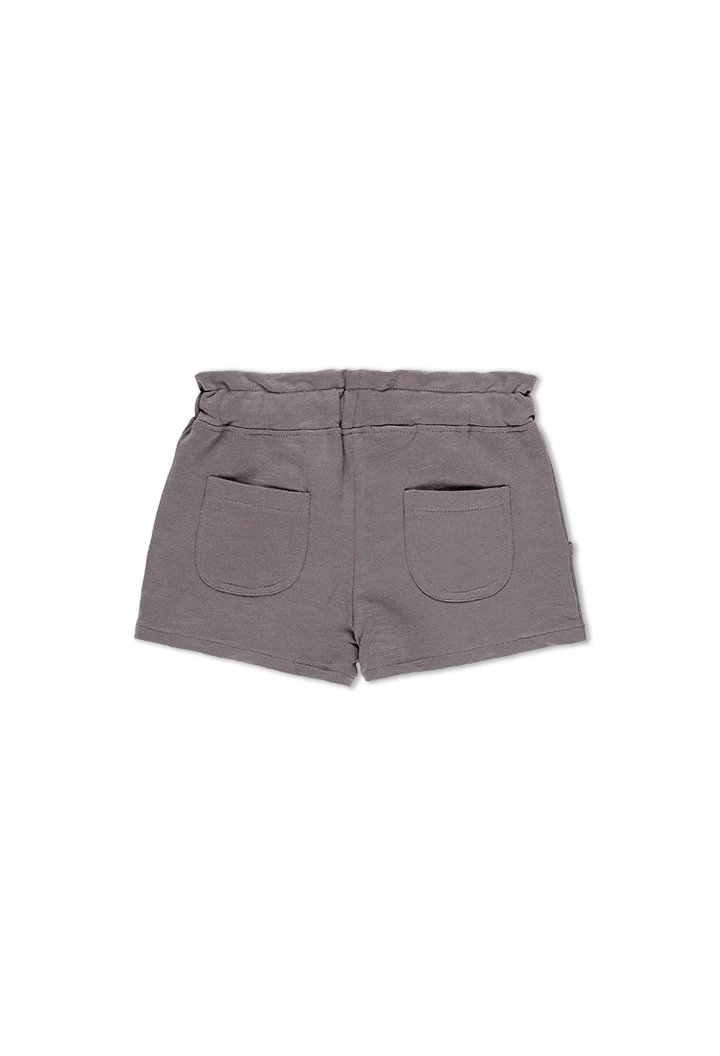 Short en molleton flame pour fille - organique