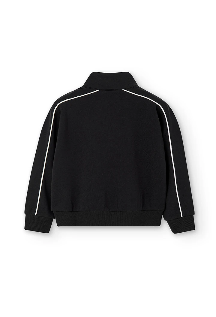 Sudadera punto roma de niña