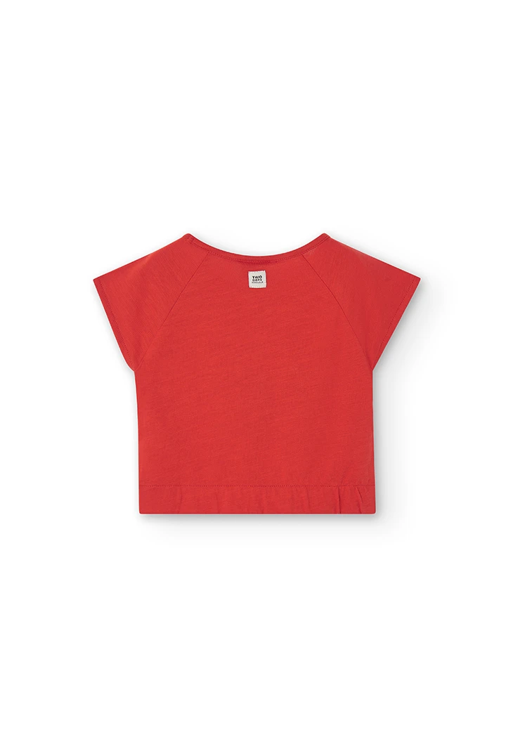 T-Shirt gestrickt flame für mädchen