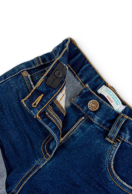 Short en jean stretch pour fille