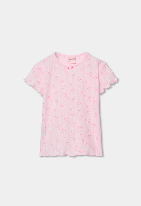Pyjama fille rose imprimé