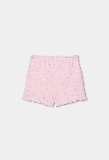 Pijama niña rosa estampado