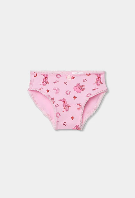 Pack de 3 culottes en coton imprimés