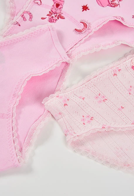 3-pack cotton printed knickers