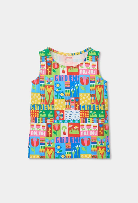 Pyjama enfant fille en coton imprimé