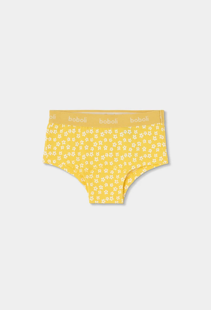 Pack of 3 printed cotton knickers