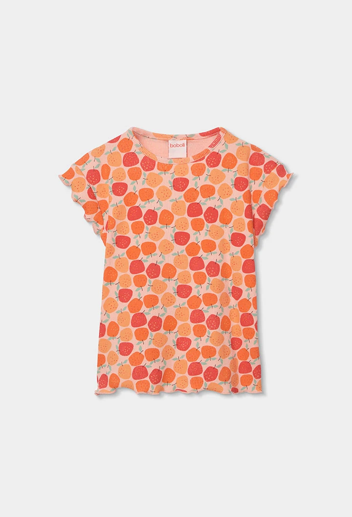 Pyjama fille en coton imprimé.