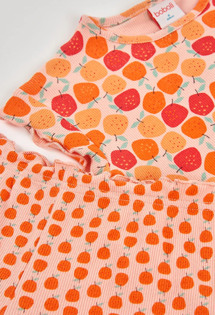 Girl?s printed cotton pyjamas