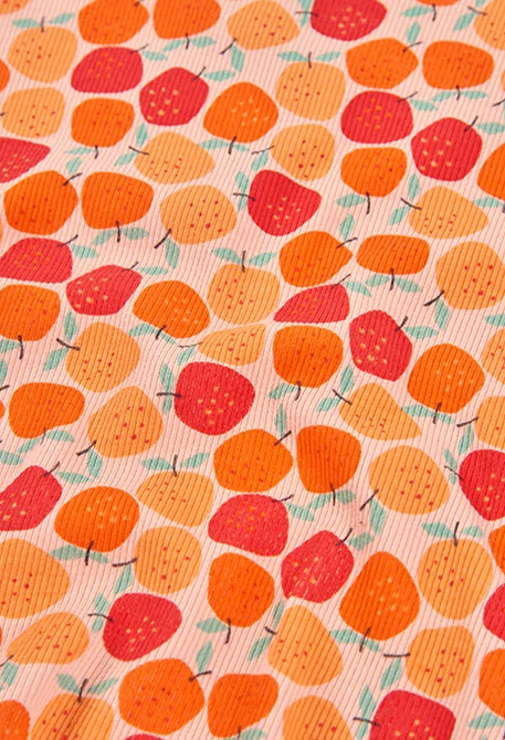 Pijama de menina de algodão estampado