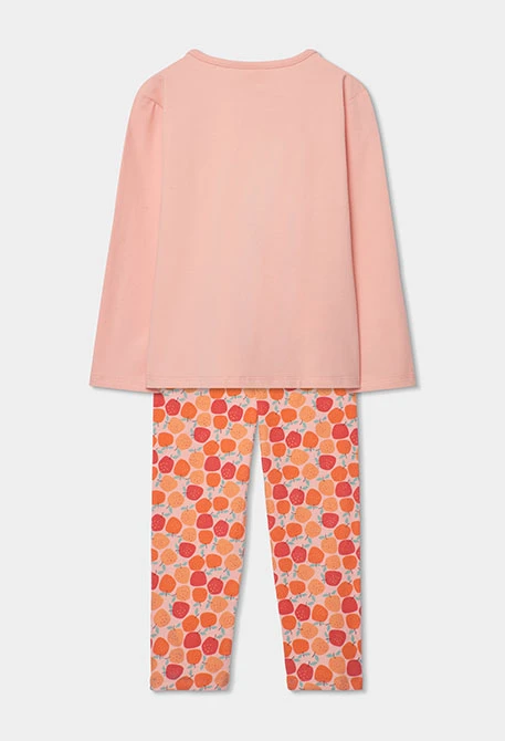 Pyjama fille manches longues imprimé