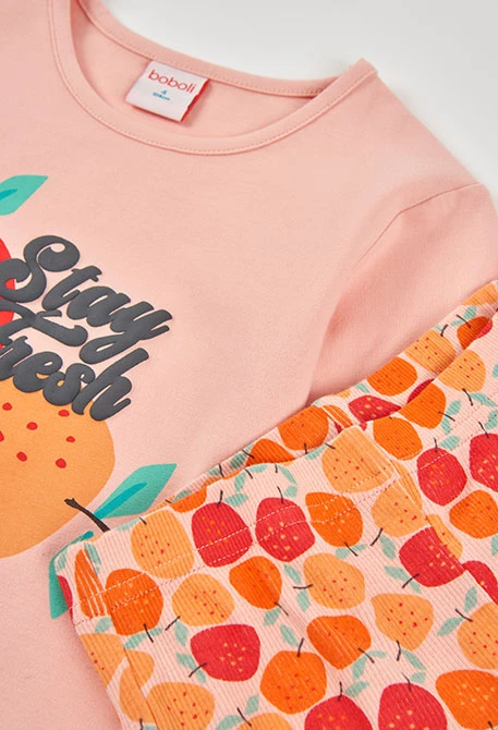 Pijama nena màniga llarga estampat