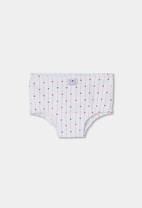Pack 3 bragues blau estampat cors nena