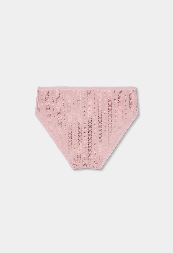 Pack 3 mutandine rosa stampa colazione