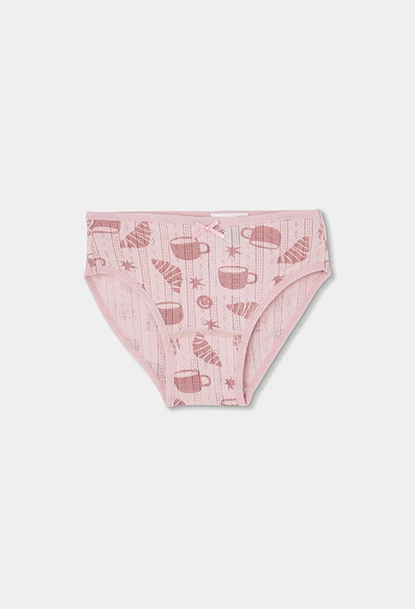 Pack 3 braguetes rosa estampat esmorzar