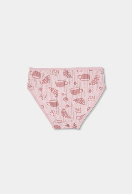 Pack 3 braguetes rosa estampat esmorzar
