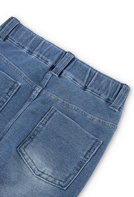 Pantalon en molleton pour fille en bleach