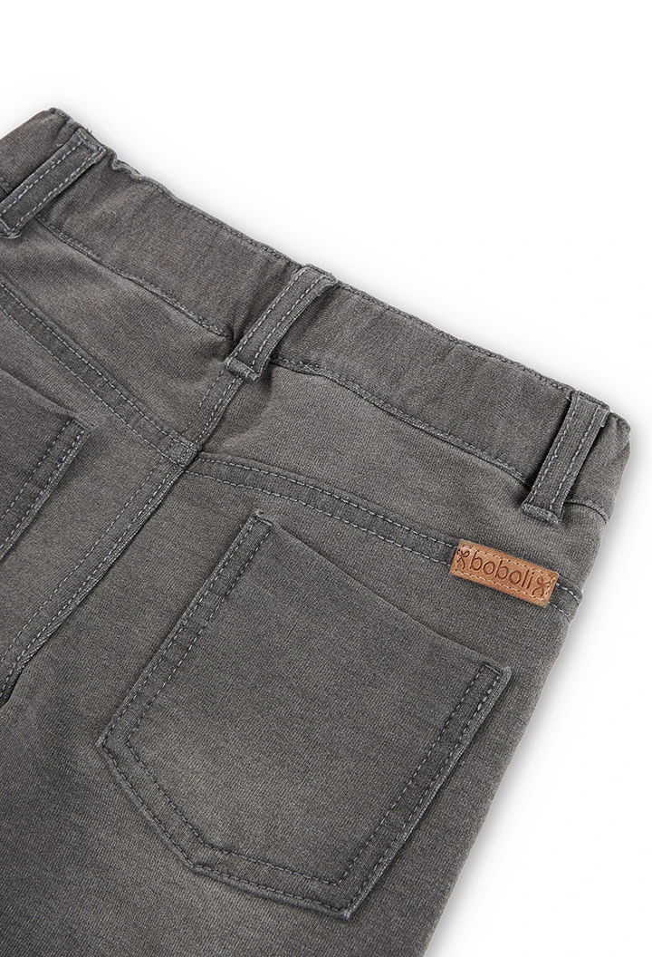 Pantaloni felpati denim per ragazza