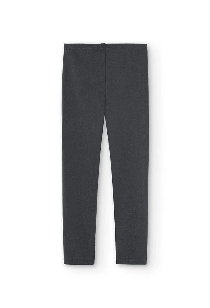 Leggings punto elástico gris