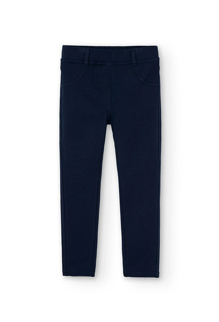 Pantalon en molleton stretch pour fille