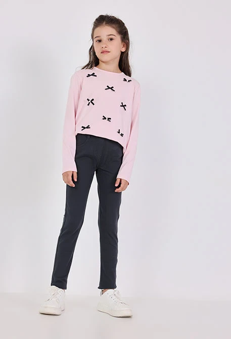 Pantaló pelfa elàstica perxada de nena