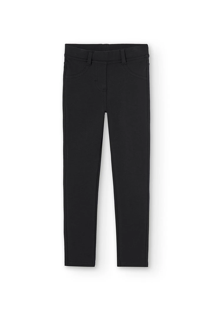 Pantalon en molleton stretch pour fille