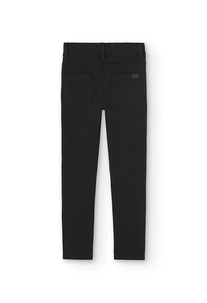 Pantalon en molleton stretch pour fille