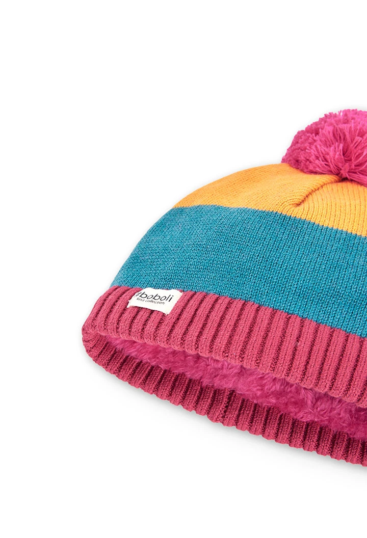 Bonnet tricoté pour fille
