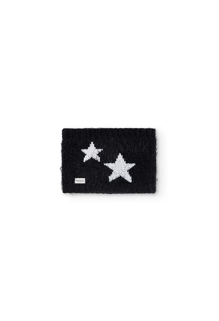 Cache-cou tricot "étoiles" pour fille
