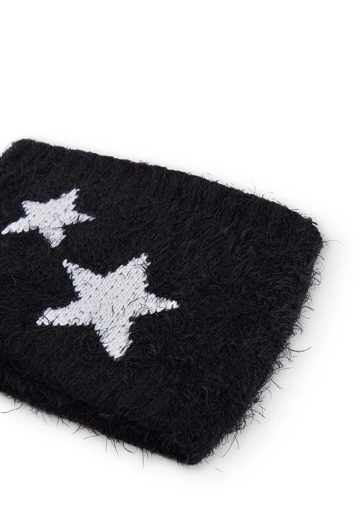 Cache-cou tricot "étoiles" pour fille