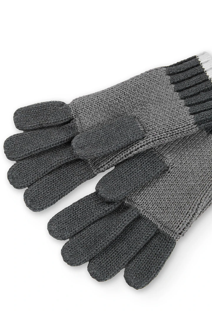 Gants a pois pour fille