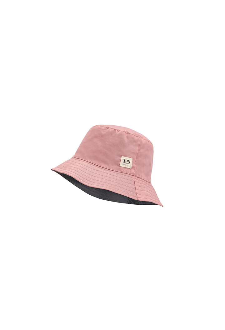 Bonnet en toile epaisse "safari" unisex reversible