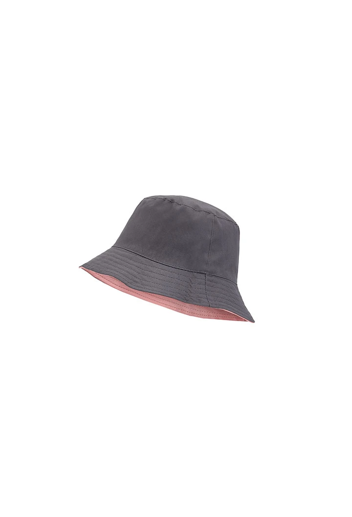 Bonnet en toile epaisse "safari" unisex reversible