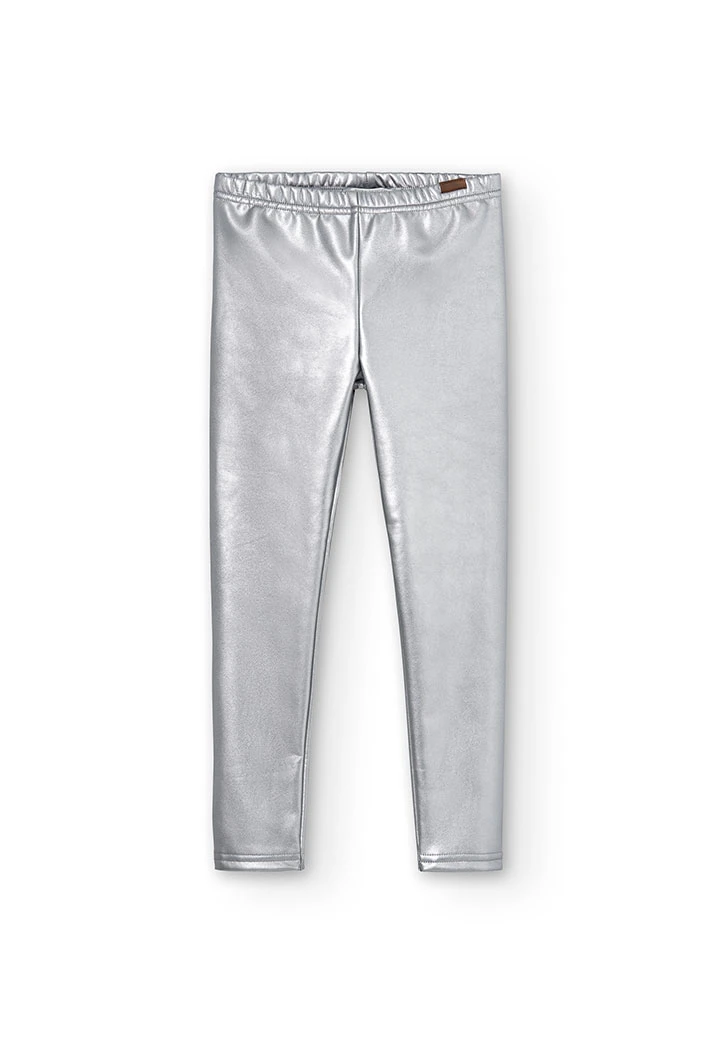 Leggings em polipiel elástica