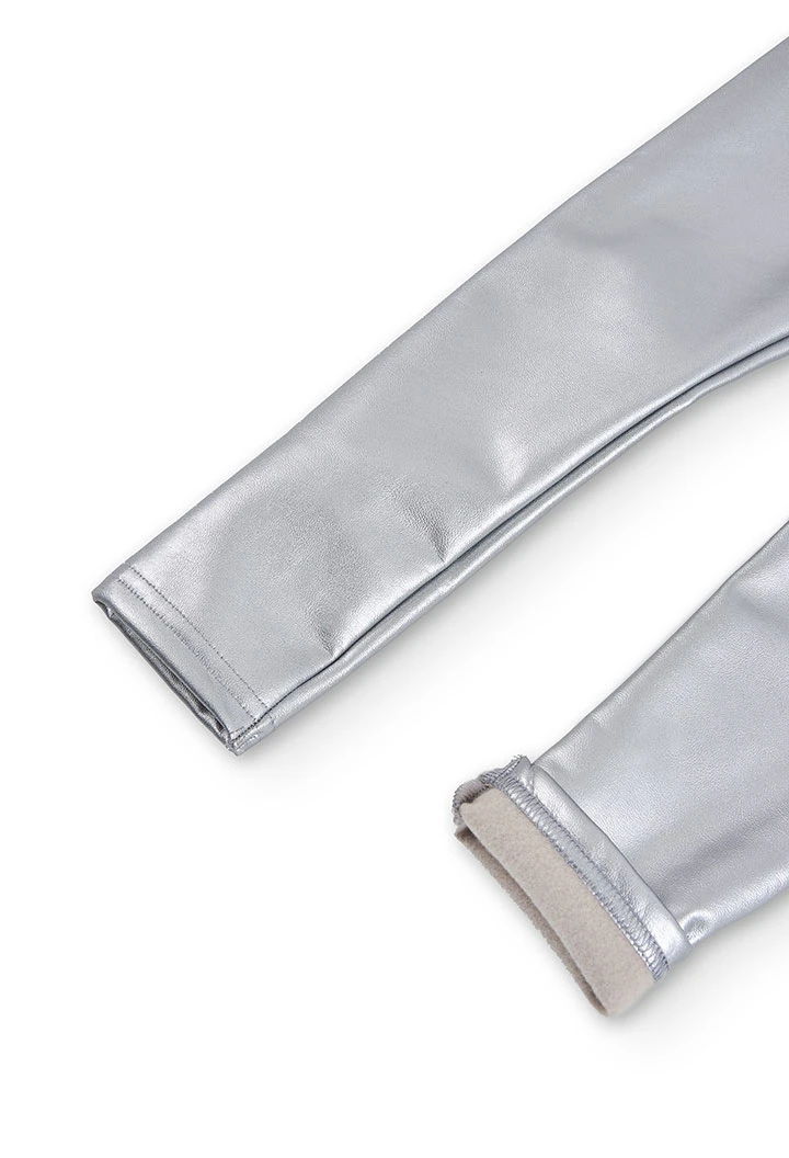 Leggings elasticizzati in similpelle