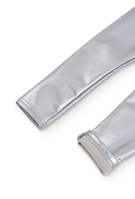 Leggings em polipiel elástica