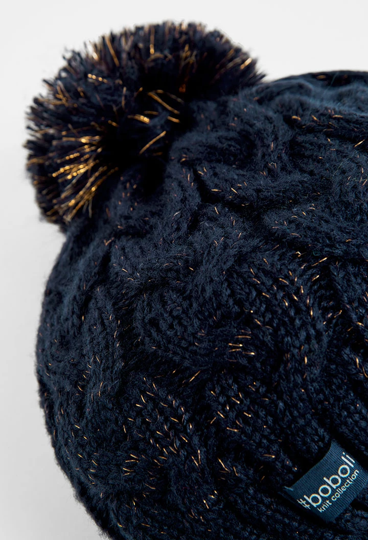 Bonnet tricoté pour fille