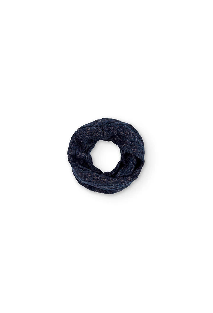 Écharpe en tricot pour fille