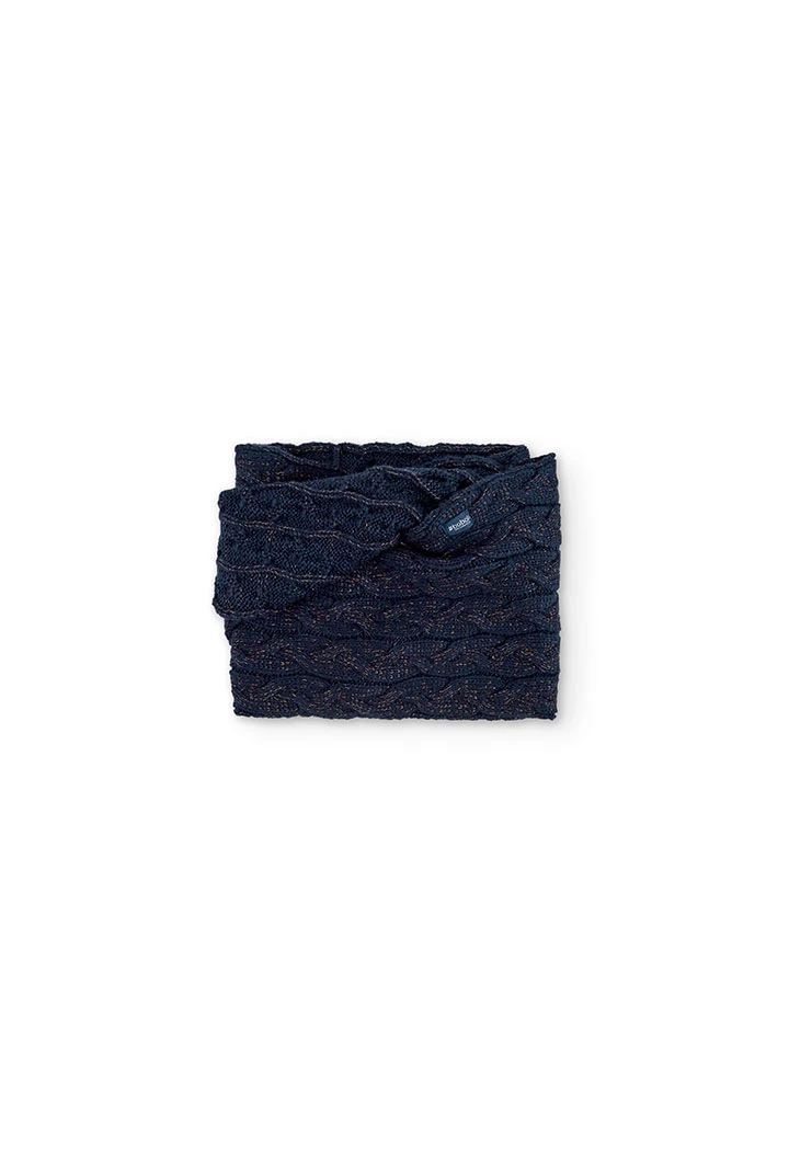 Écharpe en tricot pour fille