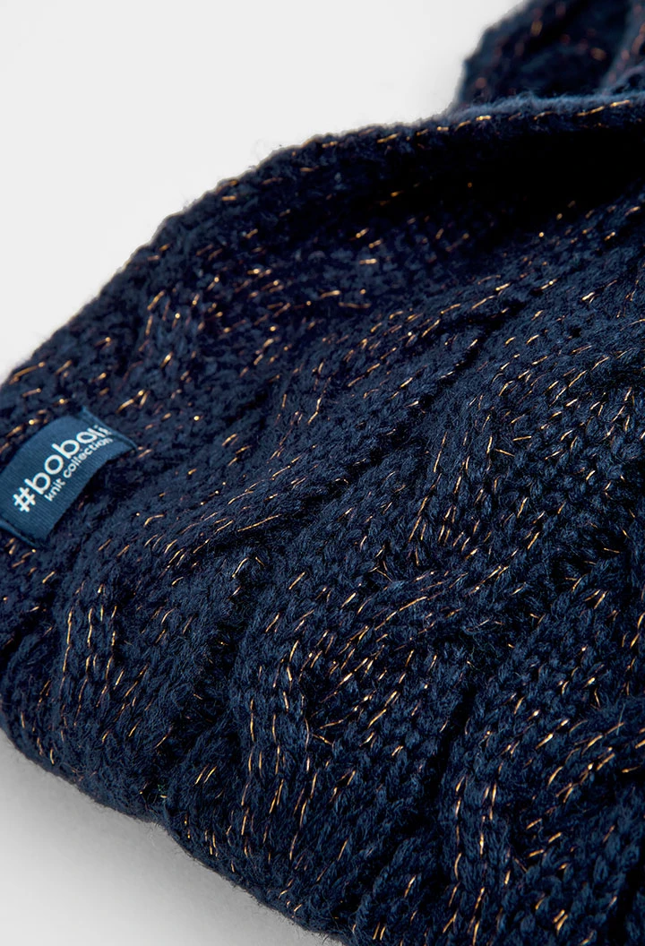 Écharpe en tricot pour fille