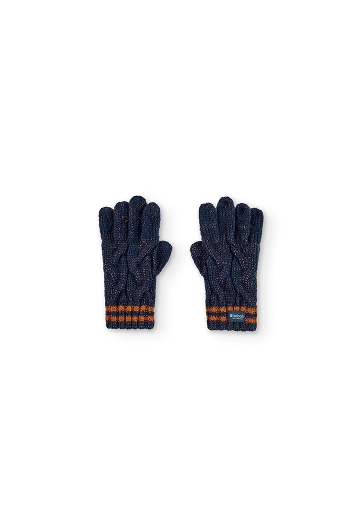 Luva tricot para menina