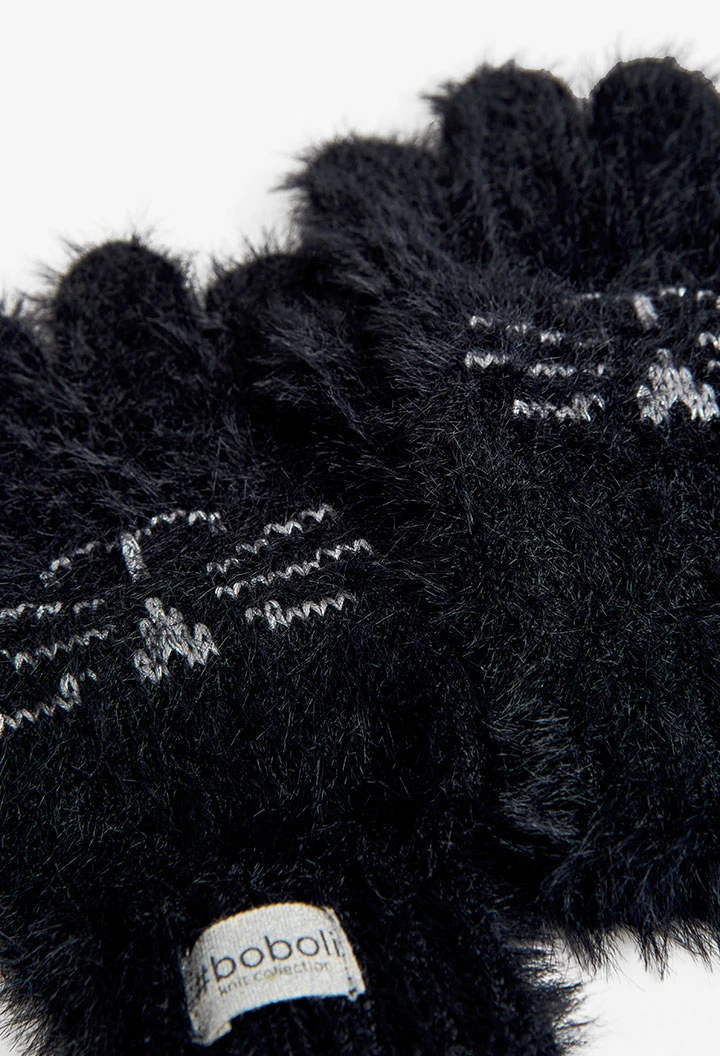 Guantes tricotosa "gatita" de niña