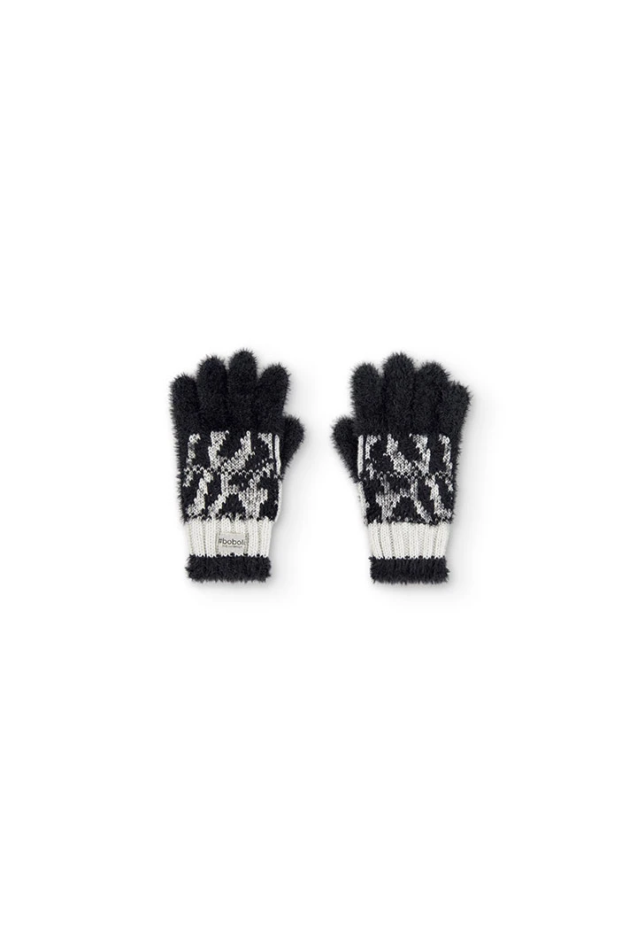 Knitwear gloves for girl
