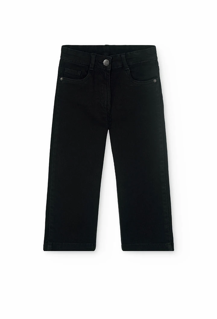 Jeans de camping pour fille en noir