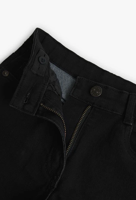 Jeans da campeggio da bambina in nero