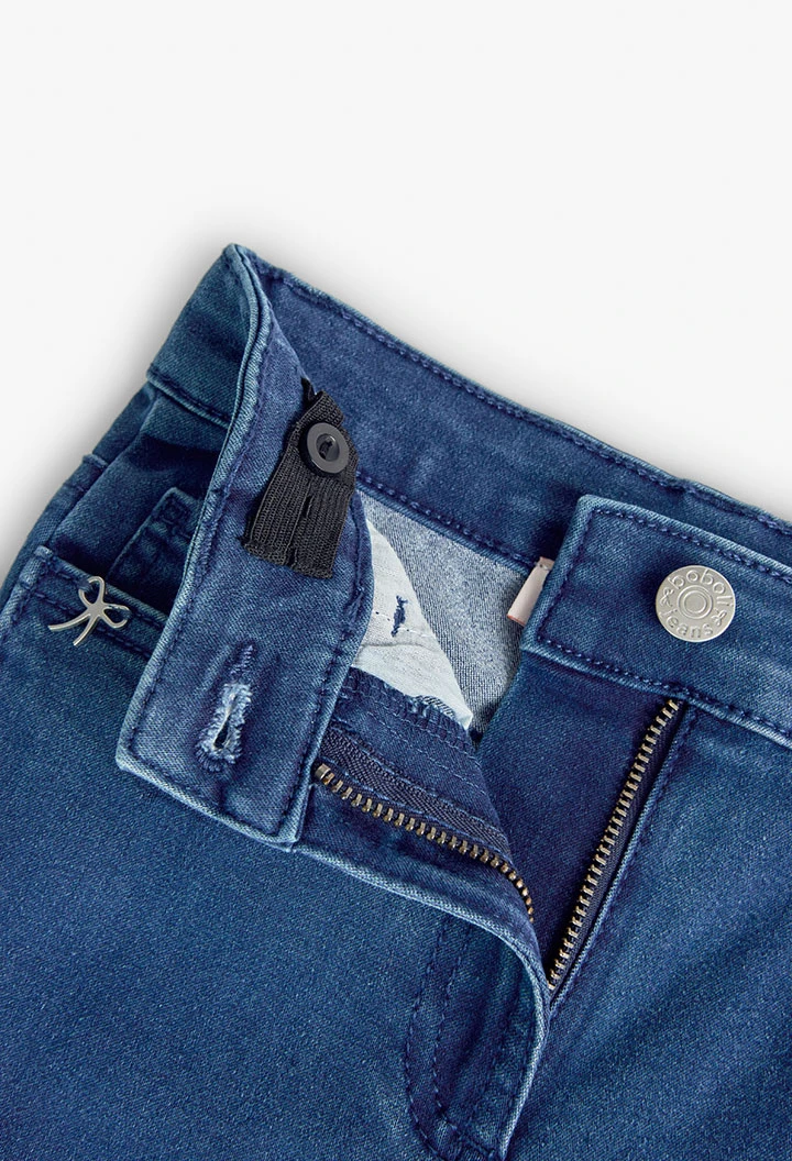 Pantaloni denim elastico per ragazza -BCI