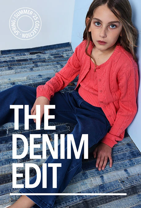 Pantaloni denim elastico per ragazza -BCI