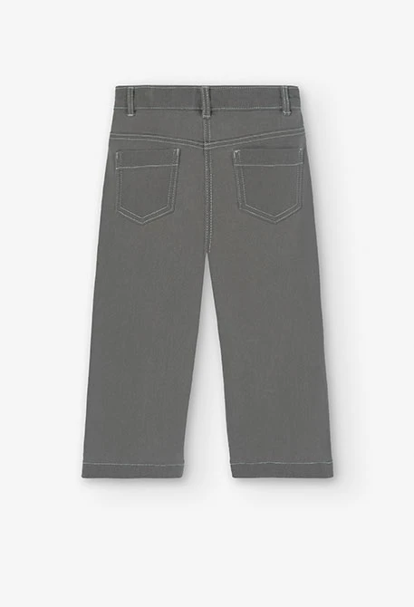 Denim stretch trousers for girl -BCI