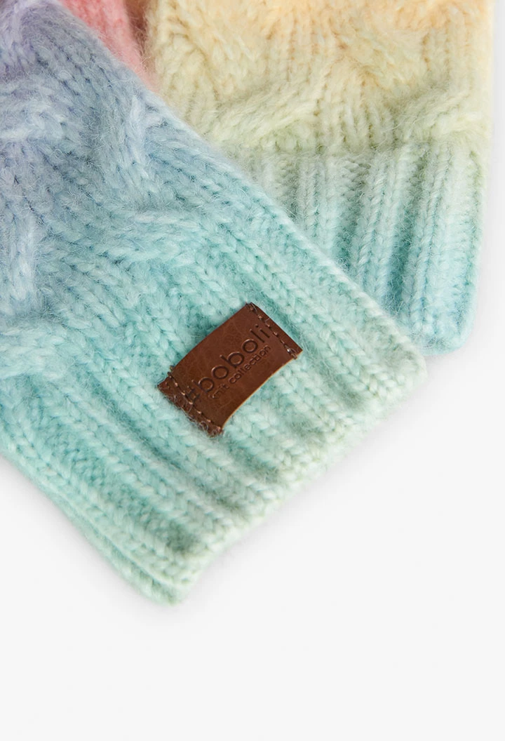 Multicoloured gloves