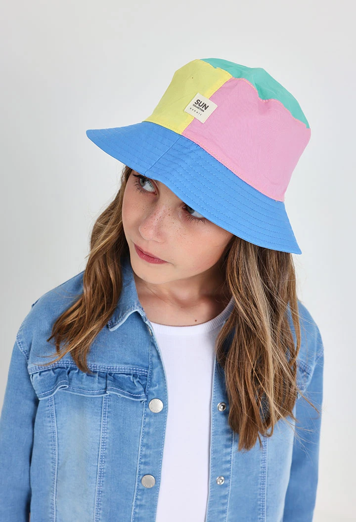 Twill hat in blue