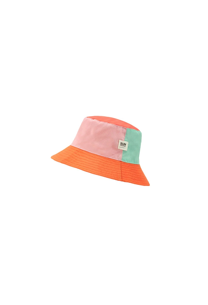 Bonnet en sergé couleur saumon